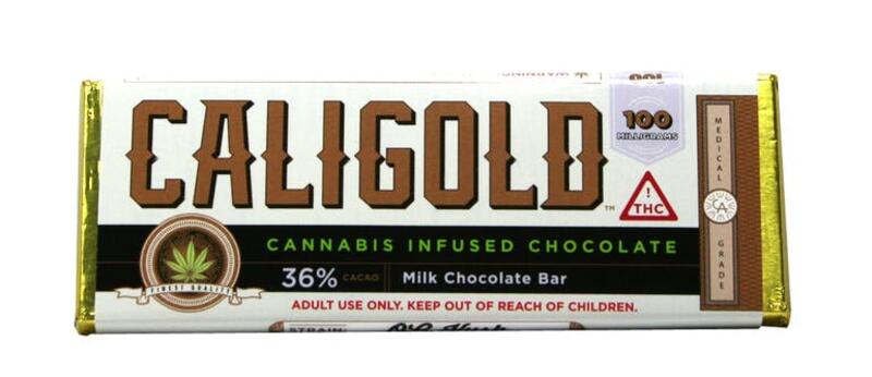 Caligold - OG Kush Milk Chocolate (100mg THC)