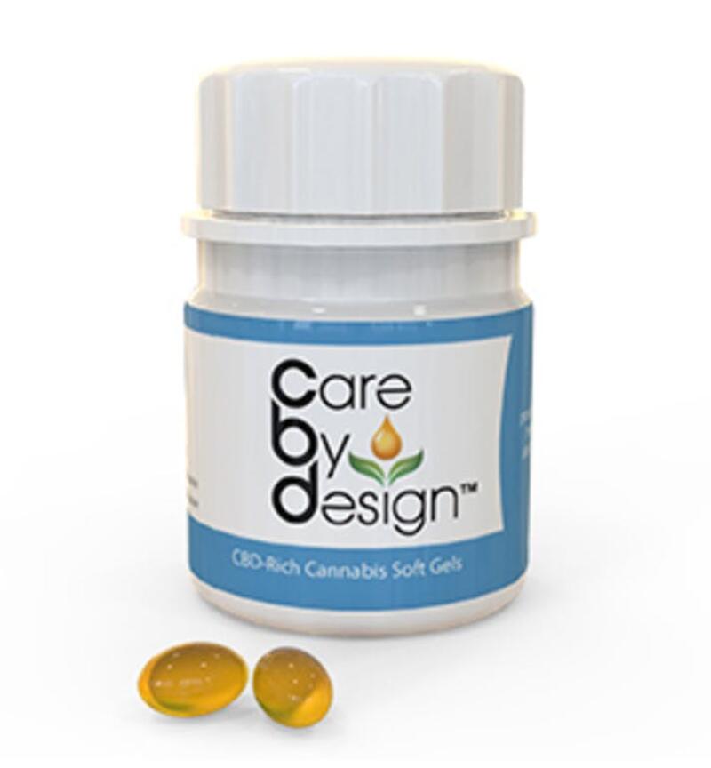 Care by Design - 18:1 Soft Gels (30 Count) (100mg CBD + 16.5mg THC)
