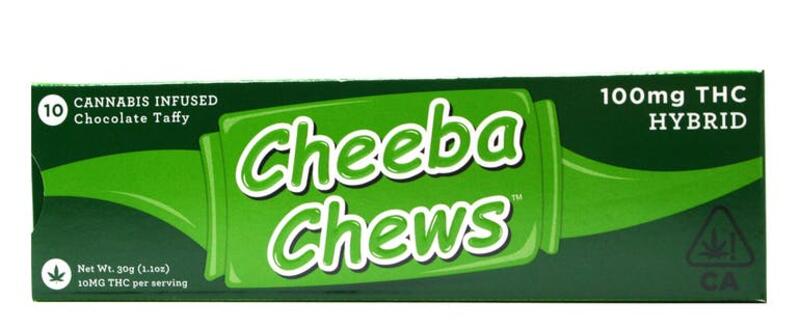 Cheeba Chews - Hybrid (Approx. 100mg THC)