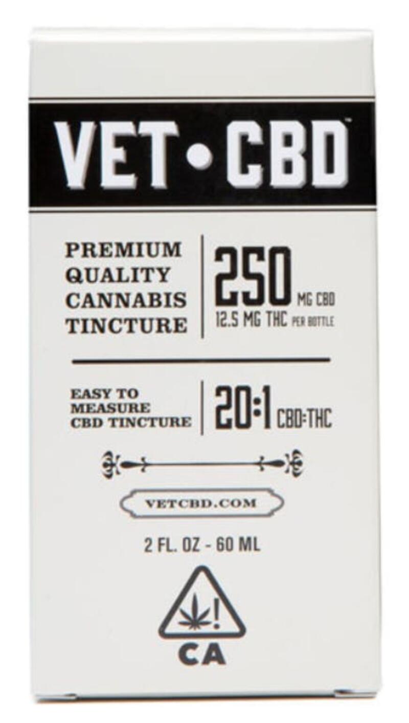 Vet CBD - 20:1 CBD:THC Pet Tincture (250 mg CBD) (60 ml)