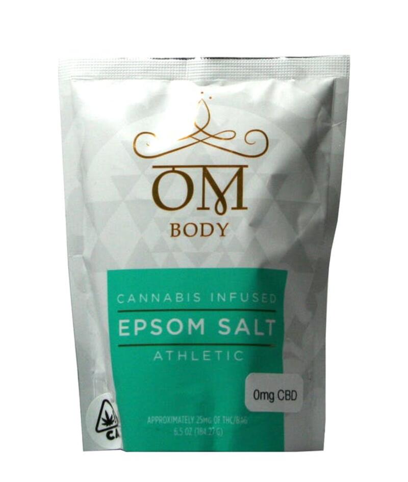OM Body - Athletic Bath Salt (25mg THC)