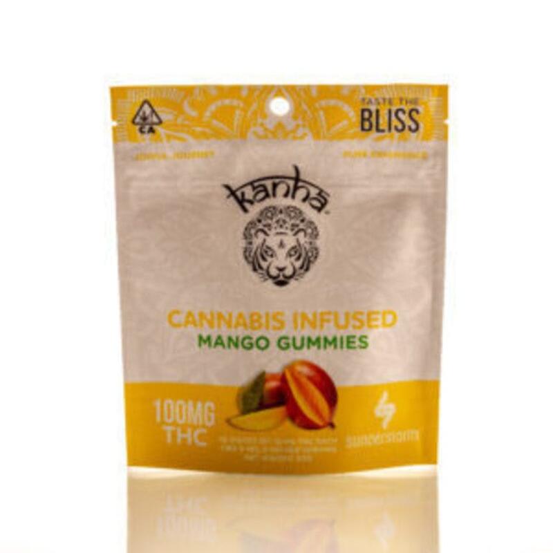 Mango Gummies - Kanha Treats 100MG THC