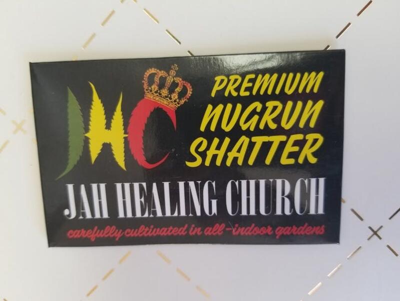 Jah Healing Rasta Shatter: Live Resin Full Gram
