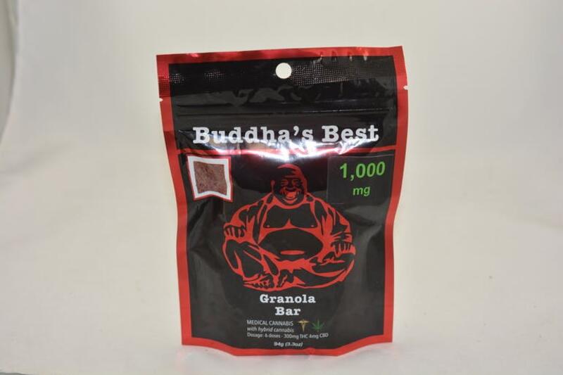 Buddha's Best Granola Bar, 1000mg
