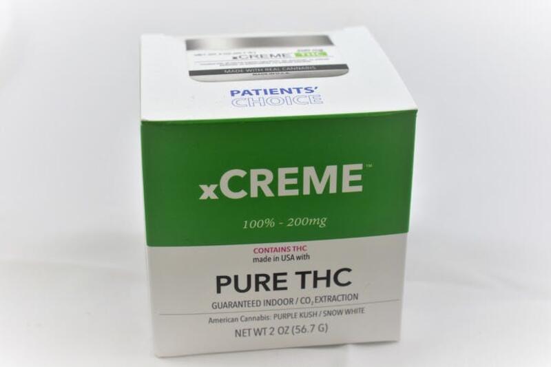 indiCREME Pure THC 2 oz. (50mg)