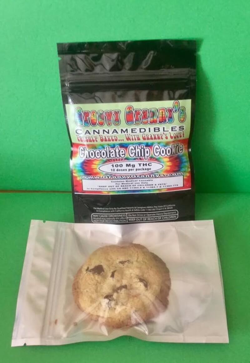 Groovy Granny’s Chocolate Chip Cookie 100 mg