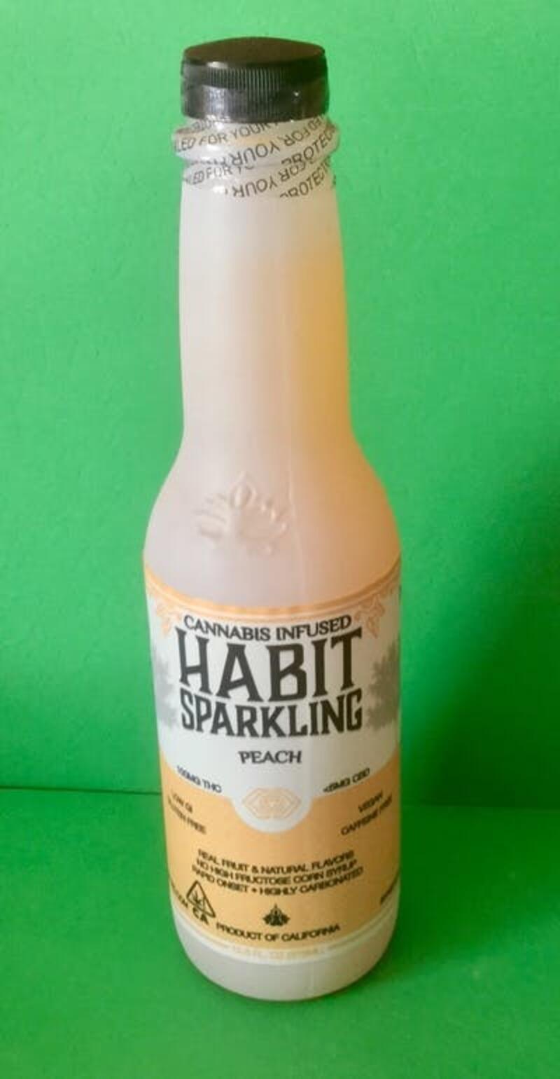 Habit Sparkling ***Peach*** Soda 100 mg