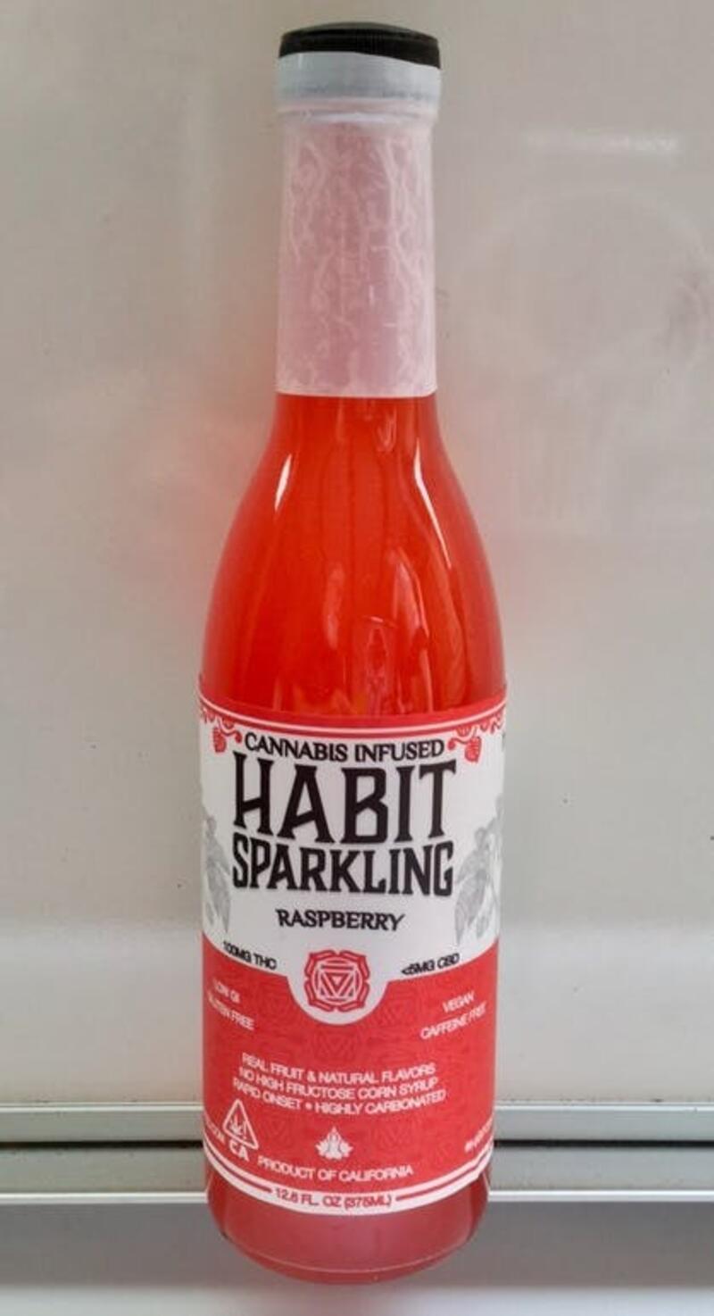 Habit Sparkling ***Raspberry*** Soda 100 MG