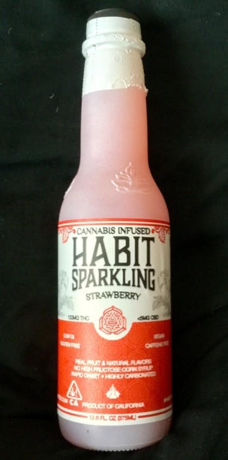 Habit Sparkling ***Strawberry*** Soda 100 MG