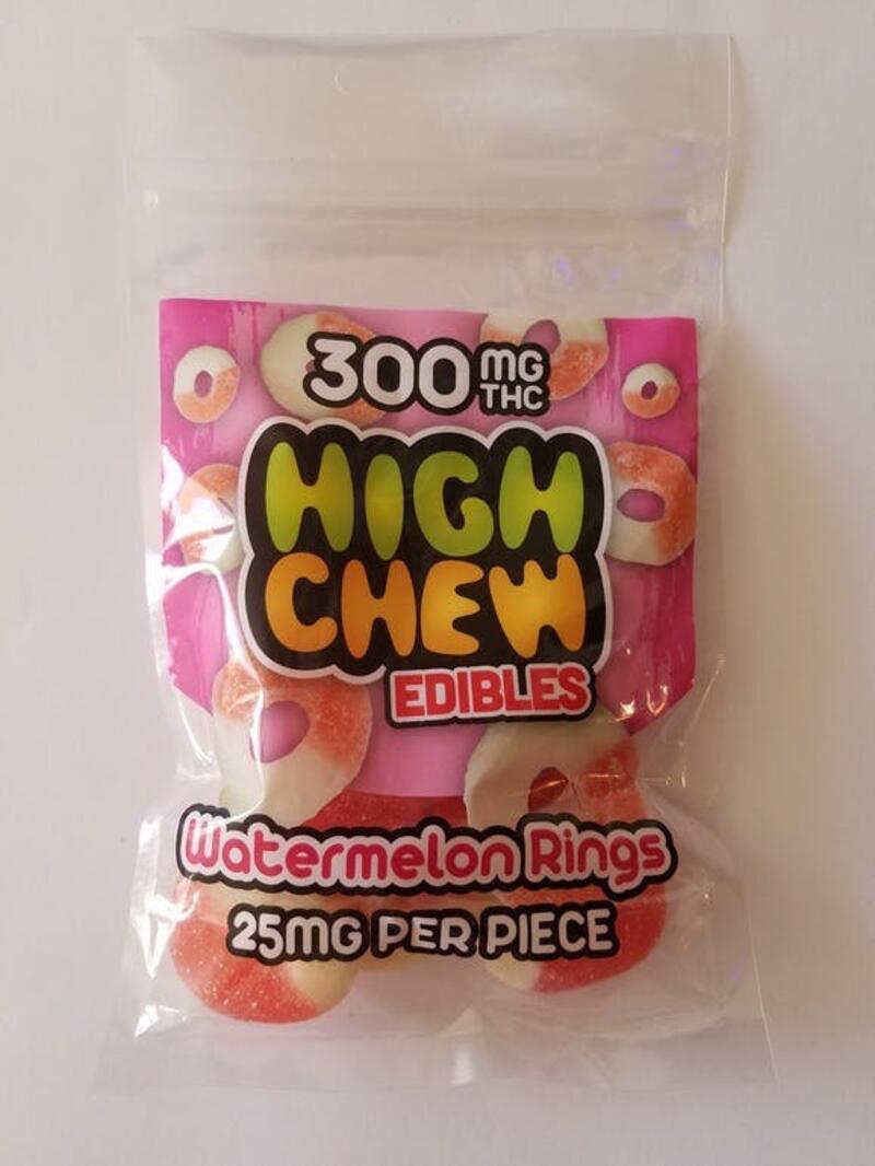 High Chew Watermelon Rings 300MG
