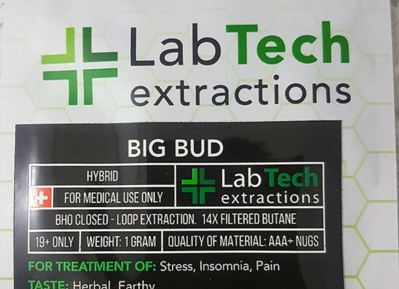 Big Bud Shatter - Labtech Extractions