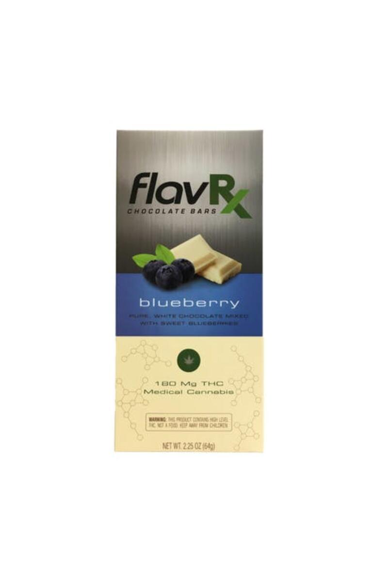 Flav Blueberry White Chocolate Bar - 180mg - FlavRX