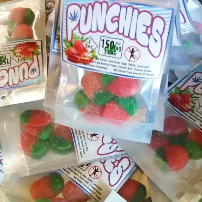 Punchies - Sour Strawberries 🍓 150mg