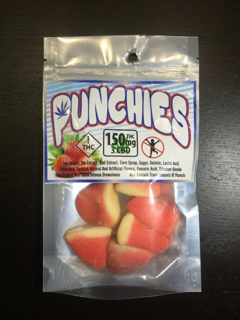 Punchies - Strawberry 🍓 Sliders 150mg