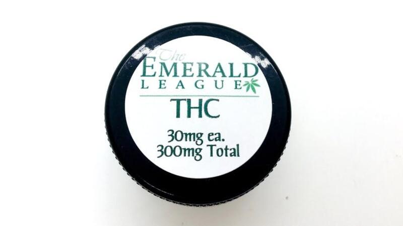 Emerald League 30mg THC Capsules- Just In!