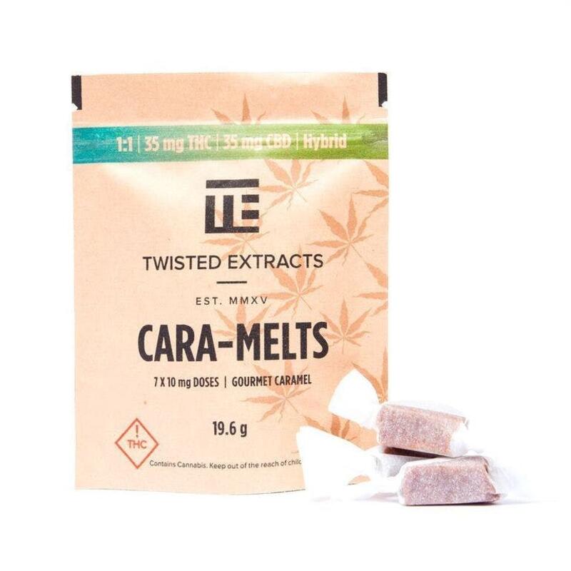 1:1 Cara-Melts (40MG THC : 40MG CBD)