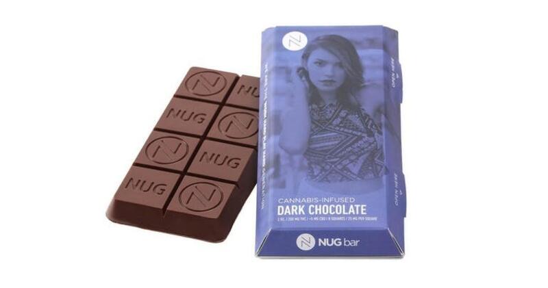 200mgTHC Dark Chocolate Bar - NUG