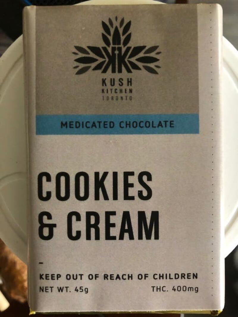 Chocolate Kush Bars - Cookies and Cream