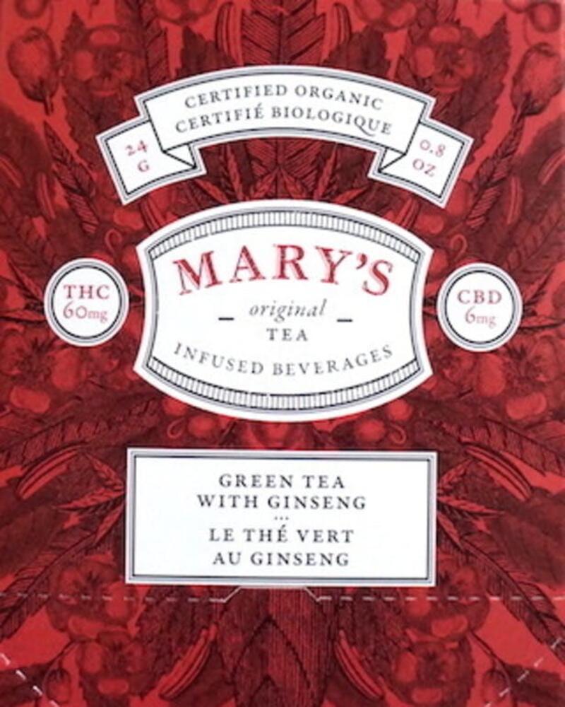 Marys Green Tea with Ginseng