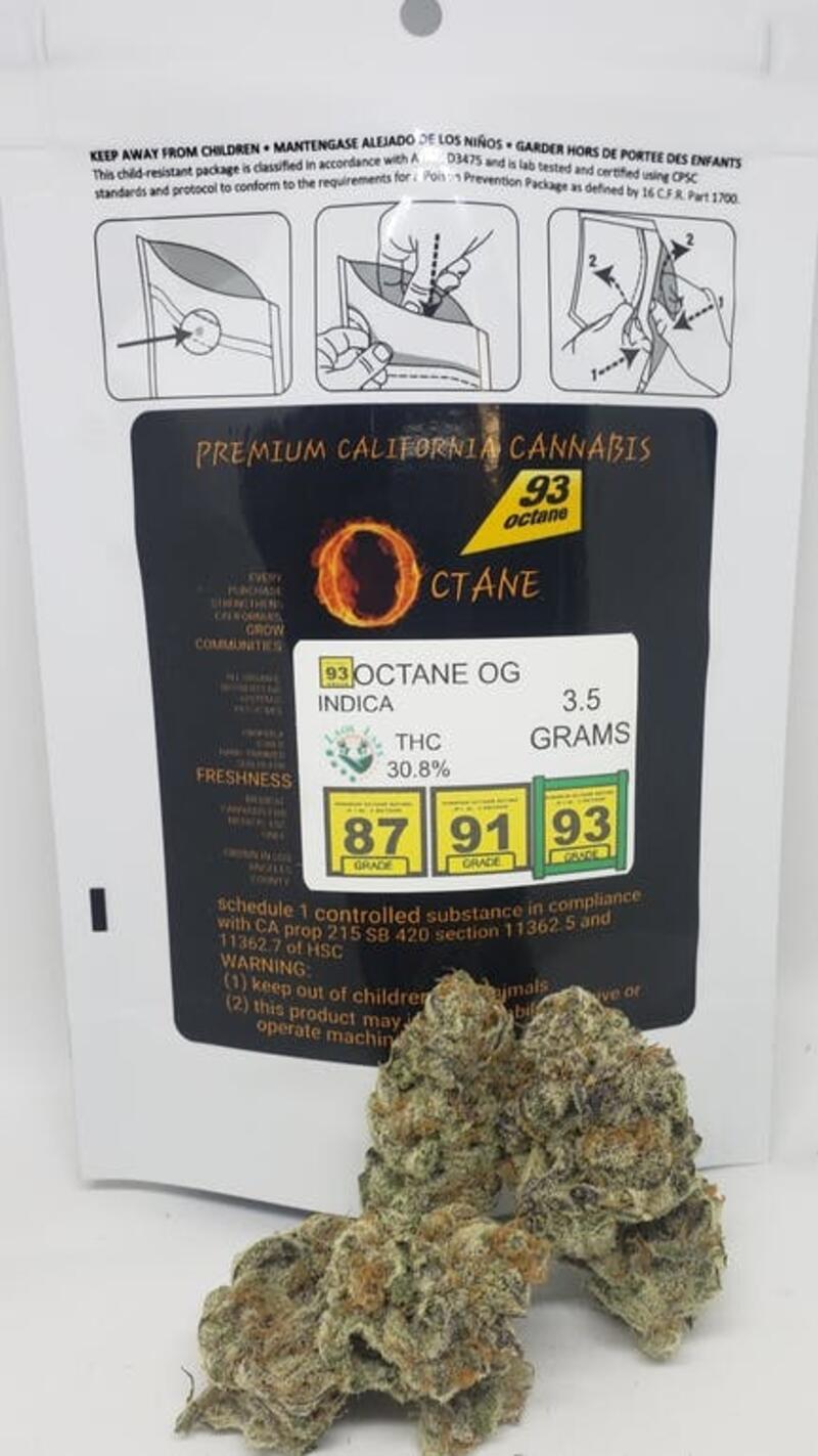 93 OCTANE OG (93 OCTANE BRAND) 30.8% THC