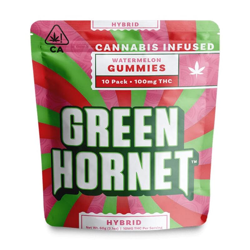 Green Hornet 100mg: Hybrid Watermelon