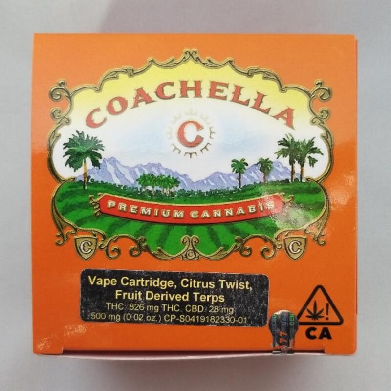 Coachella Premium - Citrus Twist Cartridge