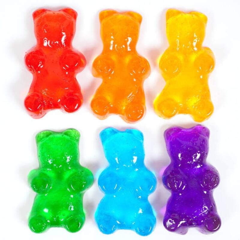 100 MG Sour Gummy Bears 10 pieces