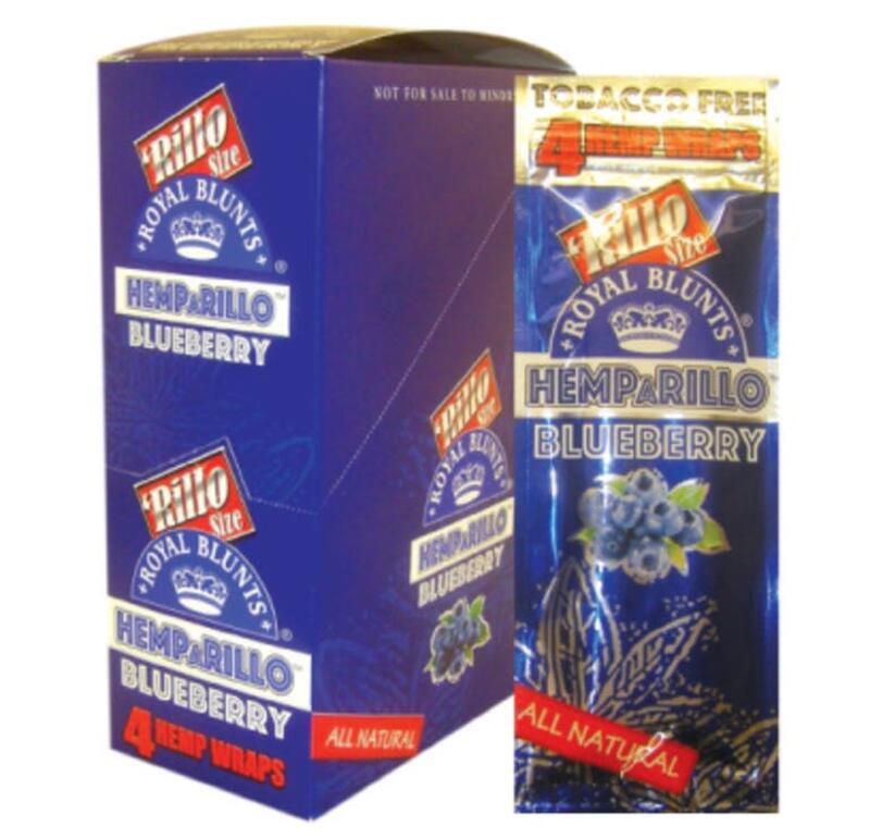 Boyal Blunt Blueberry hemp wrap 4 pack