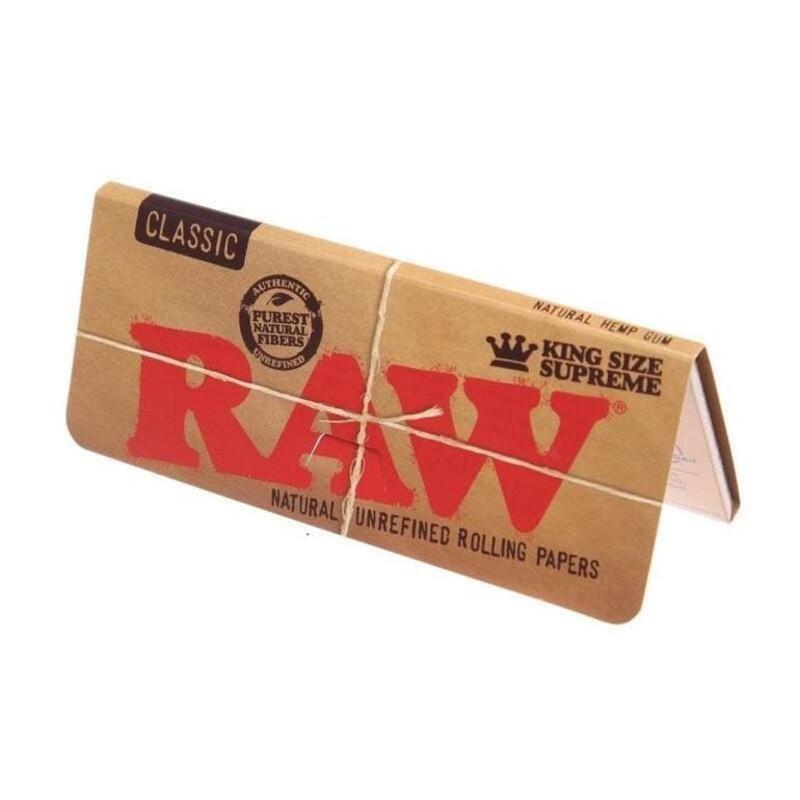 RAW King Size Supreme Rolling Papers (40 sheets)
