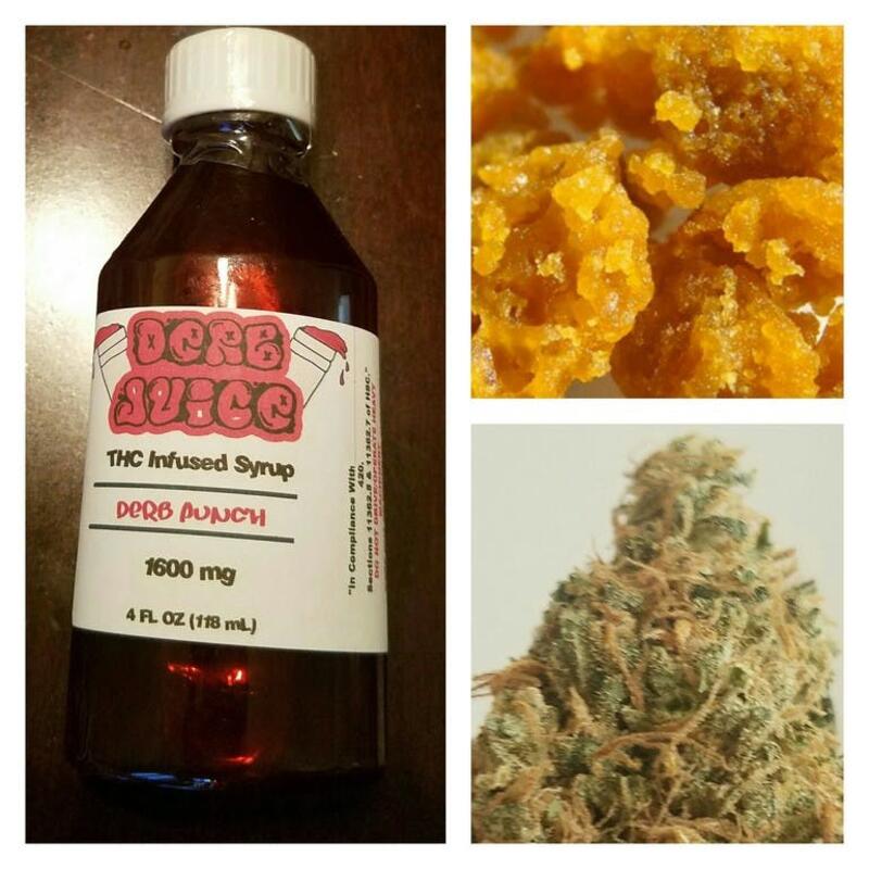 $100 Bundle 1/8 of Flower, 1 gram of Wax or Crumble and 1600mg THC Syrup-- $10 SAVINGS.