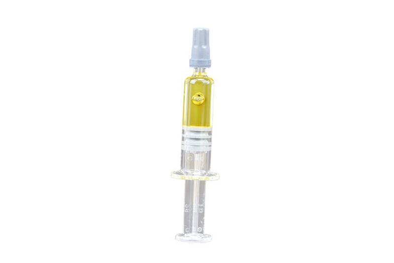 Dab Syringe of Clear THC Distillate
