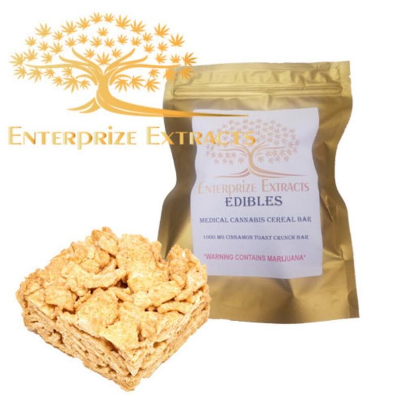 1000mg Cinnamon Toast Crunch Cereal Bar by Enterprize Edibles
