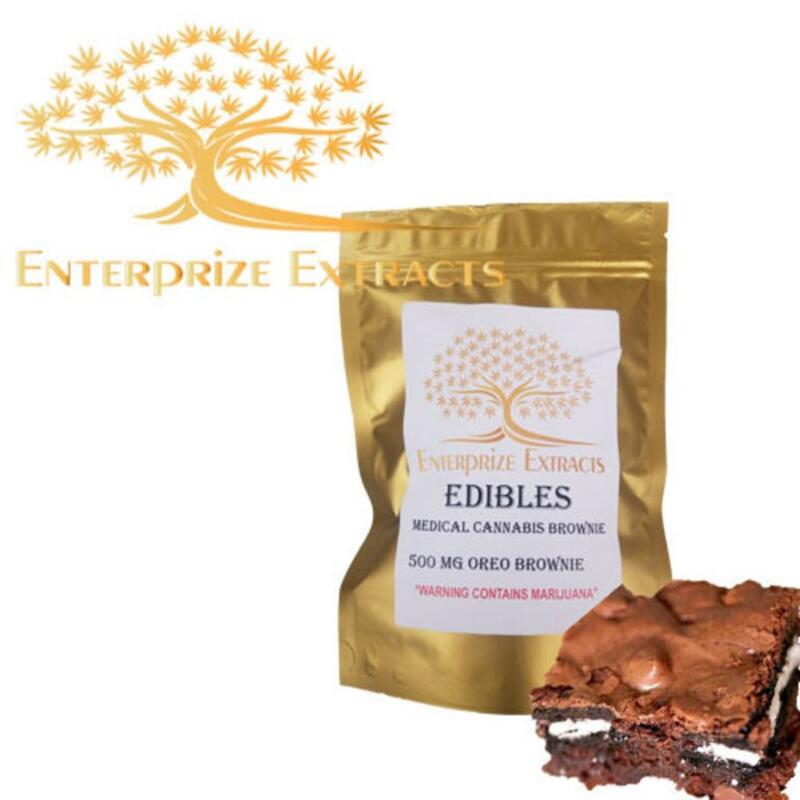 500mg Oreo Brownies by Enterprize Edibles