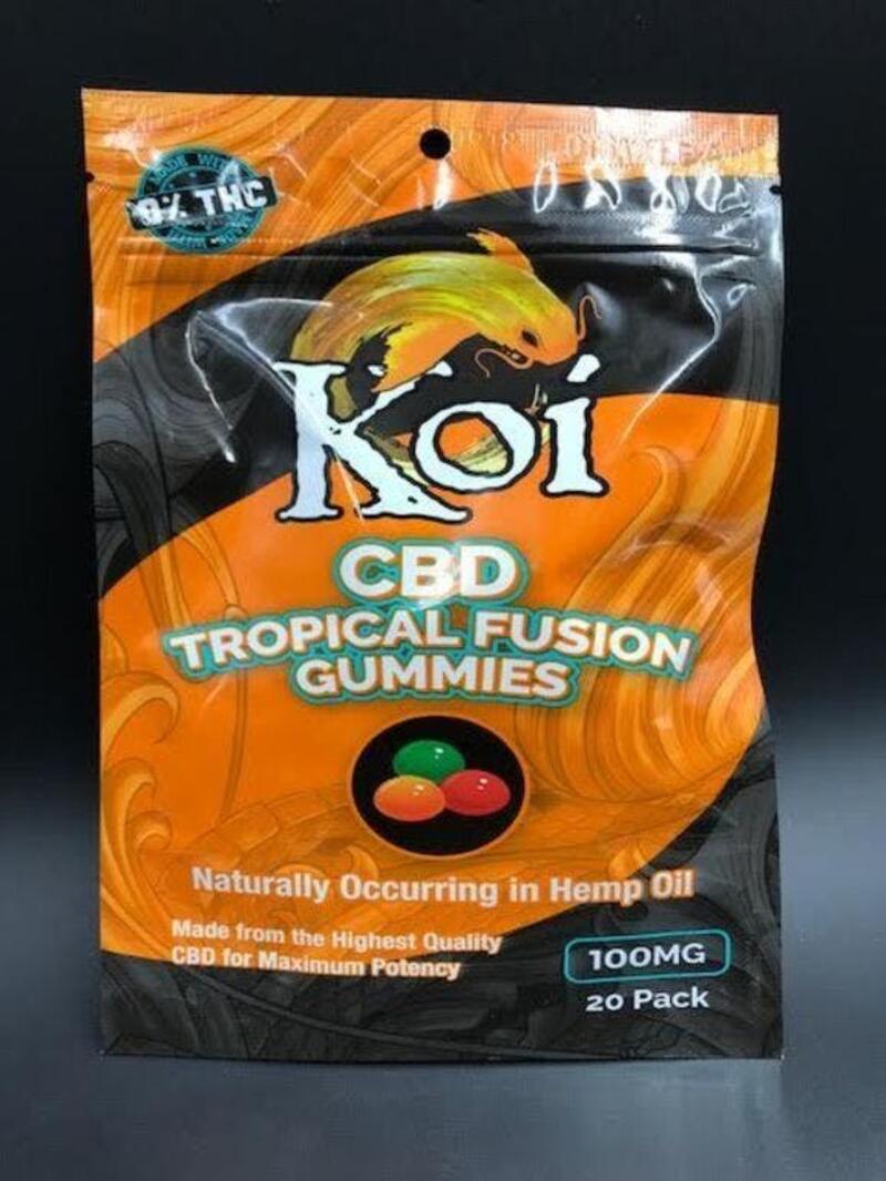 Koi - Tropical Infused Gummies - 100MG CBD