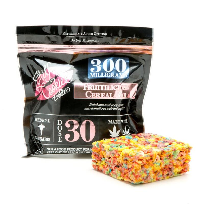 Milf And Cookies - Fruitilicous Cereal Bar - 300MG THC