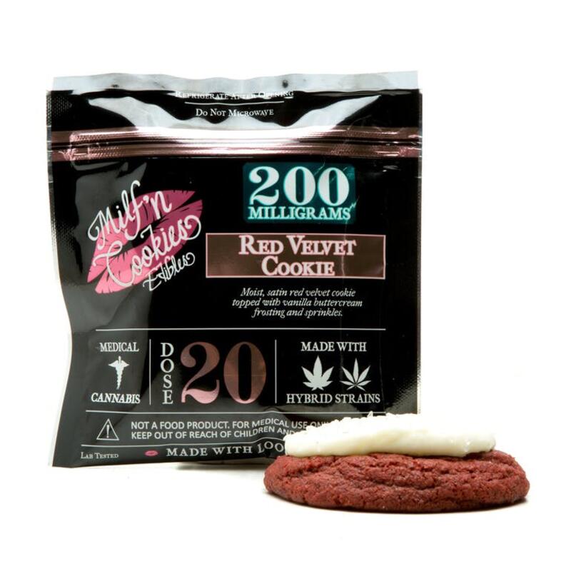 Milf And Cookies - Red Velvet Cookie - 200MG THC