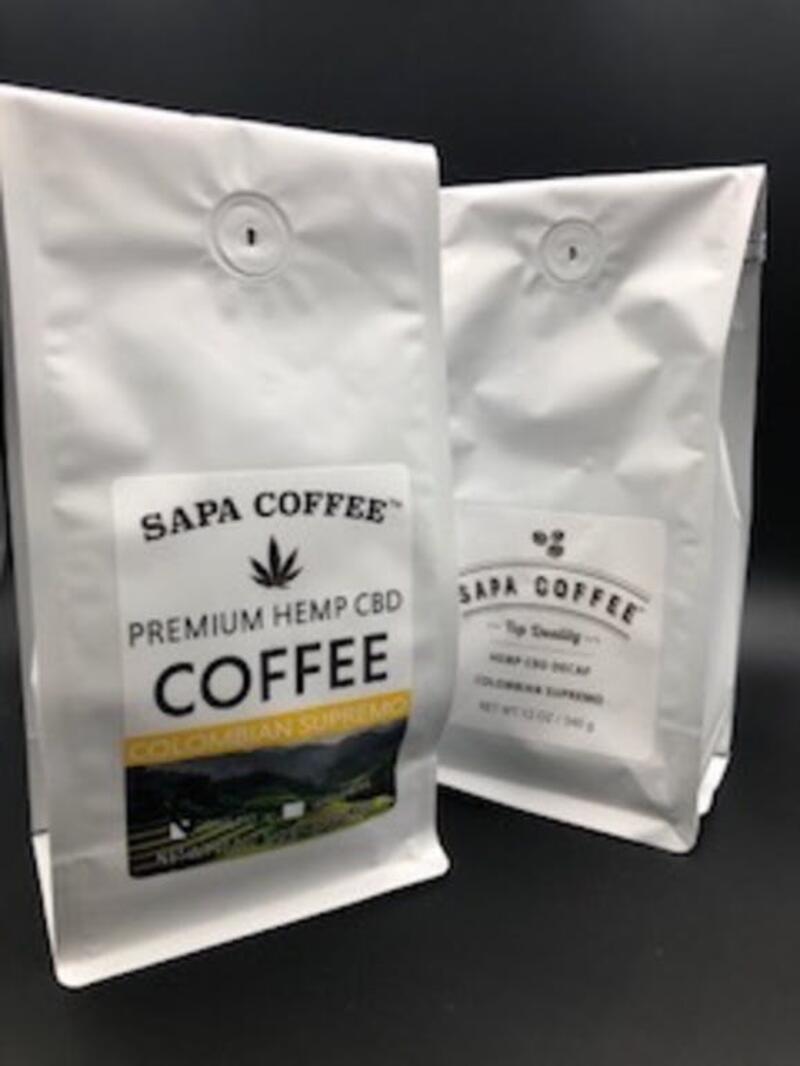 @@NEW@@ - Sapa Coffee - Hemp CBD Coffee - 300MG CBD