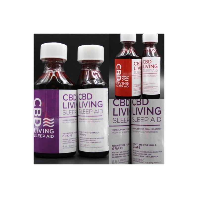 CBD Living Water - Sleep Aid - 60MG CBD - 15MG Melatonin