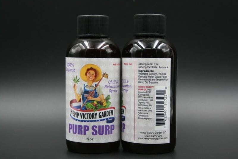 Hemp Victory Garden - Purp Surp CBD Infused Syrup