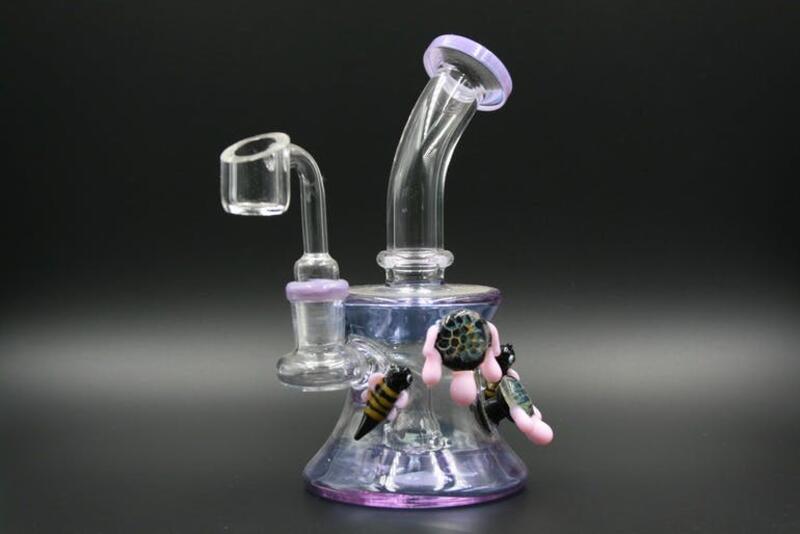 14mm female rig with drips and bees
