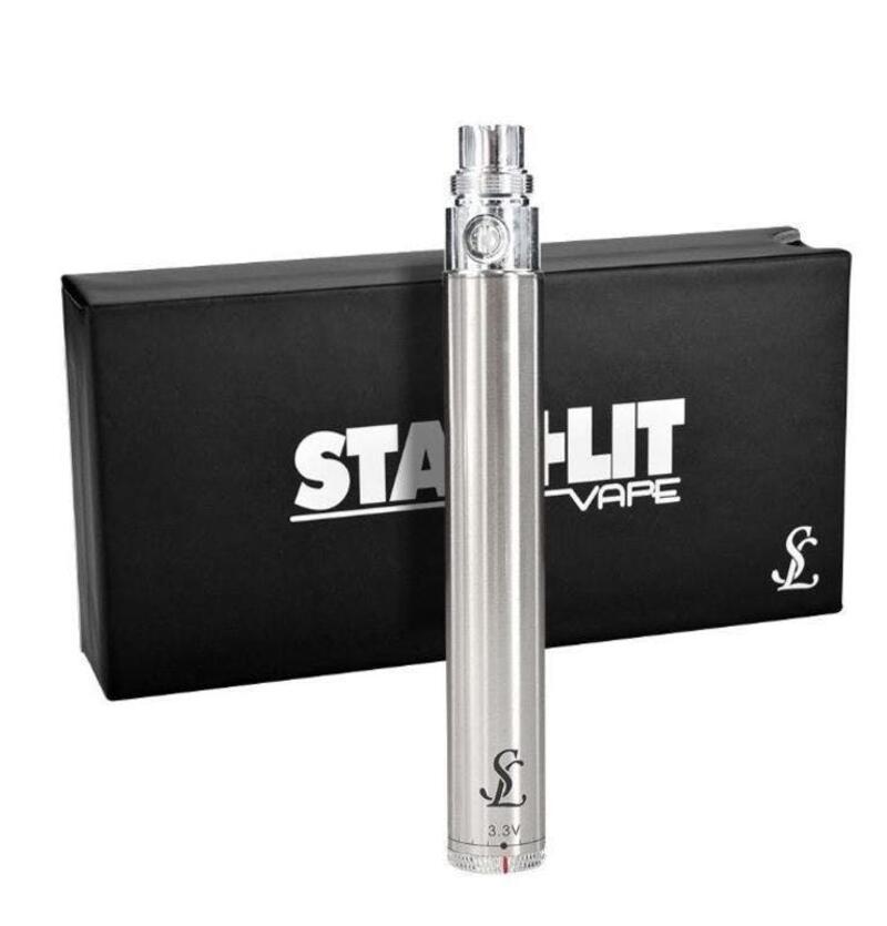 Stay Lit Adjustable Twist Battery 900mah - Silver