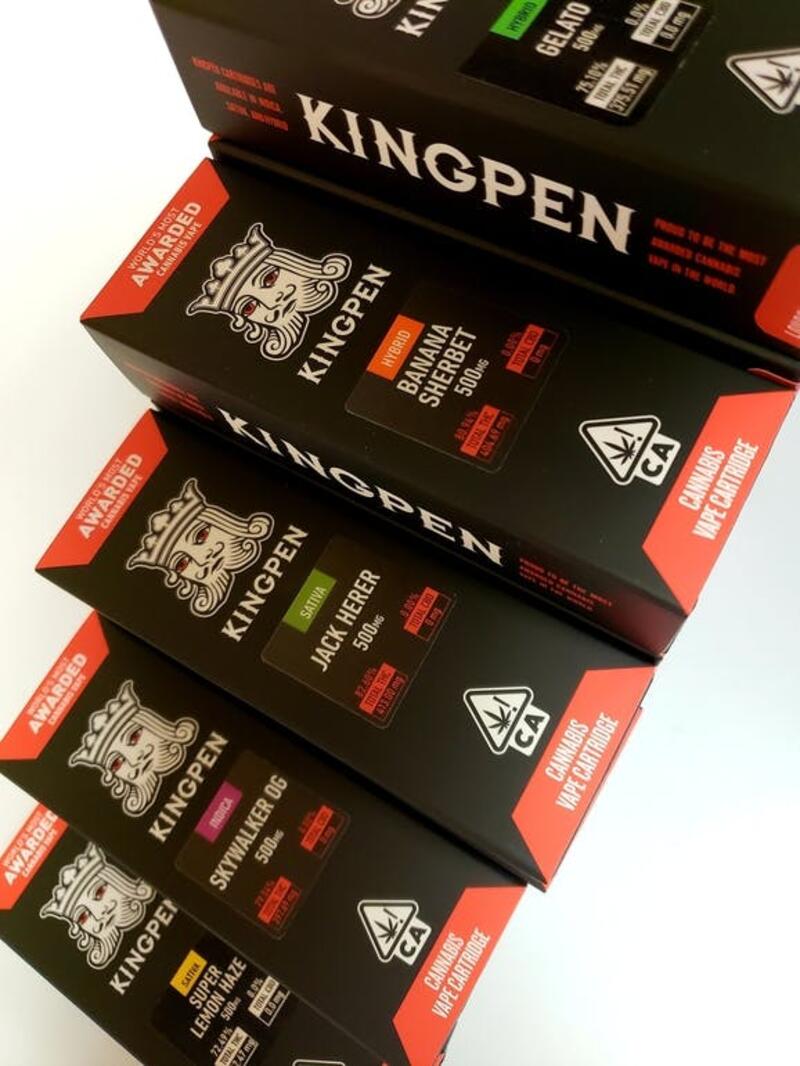 710 Kingpen/Loudpack 500 MG Cartridges