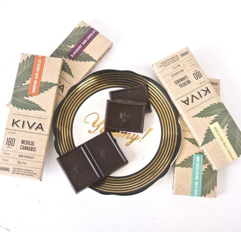 Kiva Chocolate Bar THC 100mg