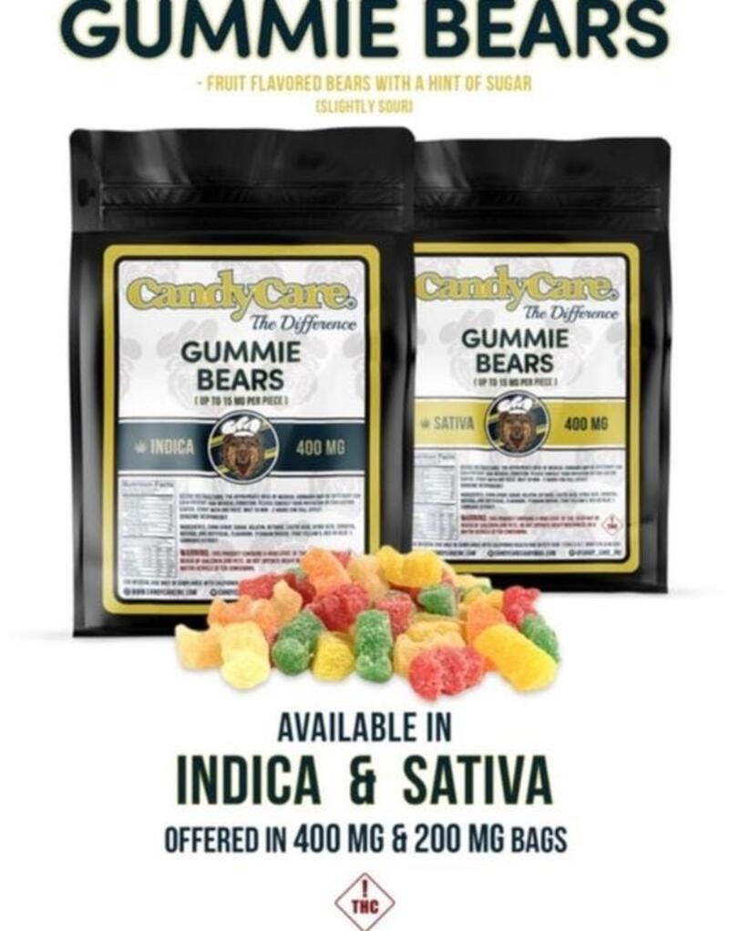 CANDY CARE 400MG (GUMMY BEARS)(INDICA/SATIVA)