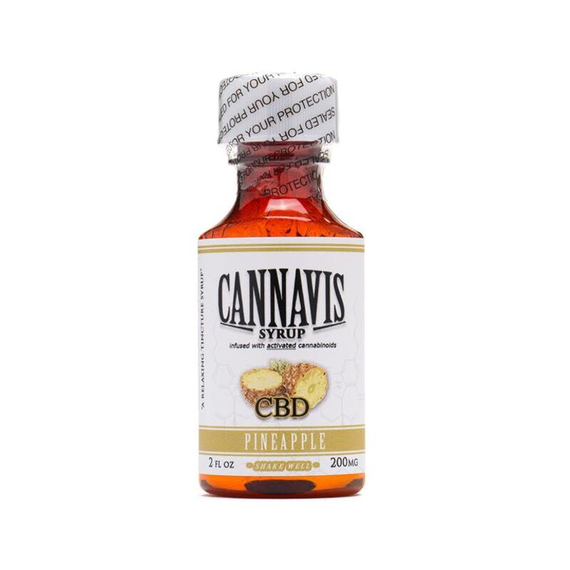 Cannavis Syrup, CBD Pineapple 200mg