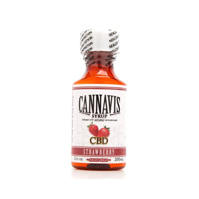 Cannavis Syrup, CBD Strawberry 200mg