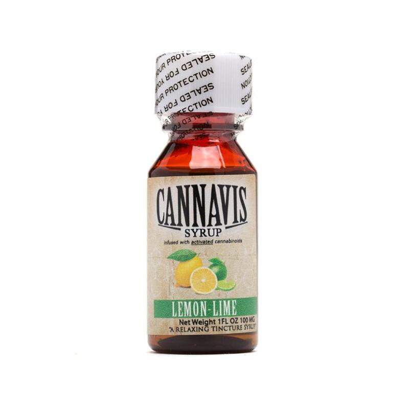 Cannavis Syrup, Lemon-Lime 100mg