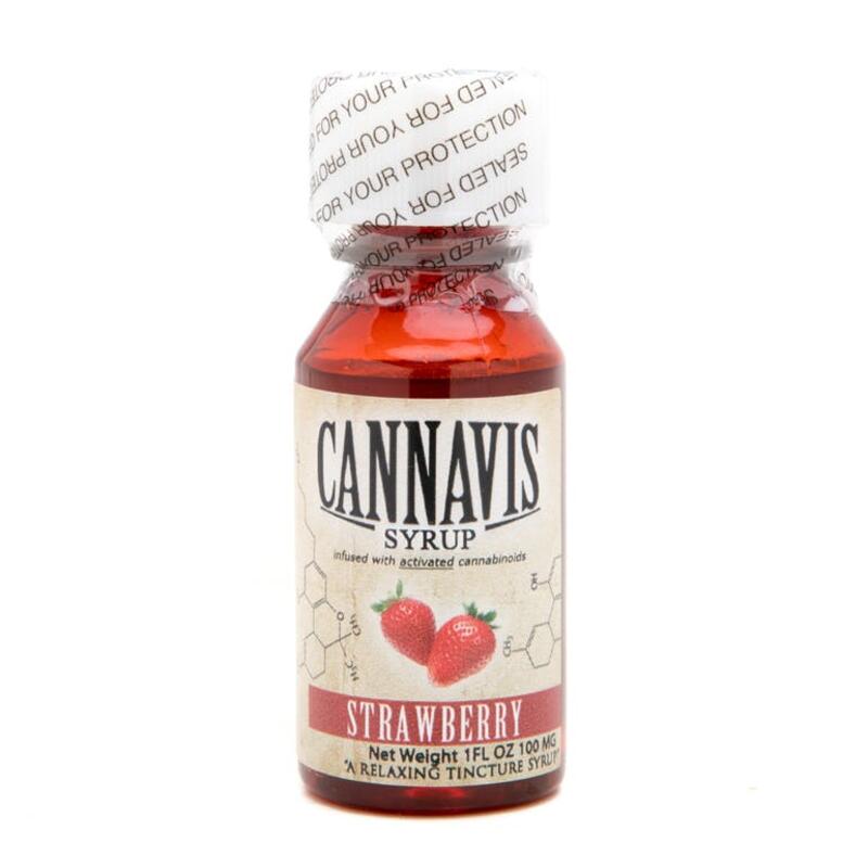 Cannavis Syrup, Strawberry 100mg