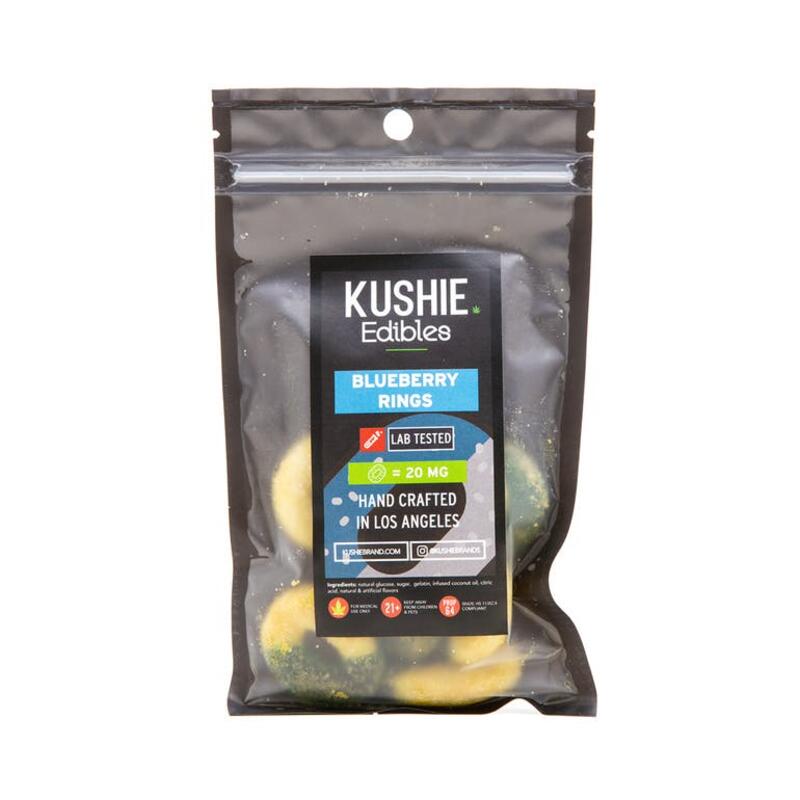 KUSHIE Edibles* Blueberry Rings (320mg)