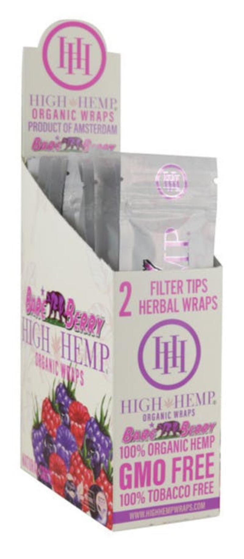 High Hemp Organic Wraps - Bare Berry